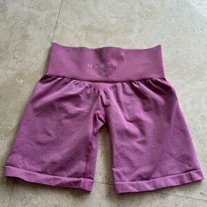 Pink NVGTN shorts